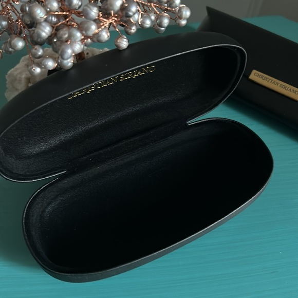 Christian Siriano Set of 2 Black Sunglass and Eyeglass Travel Cases - Picture 11 of 12